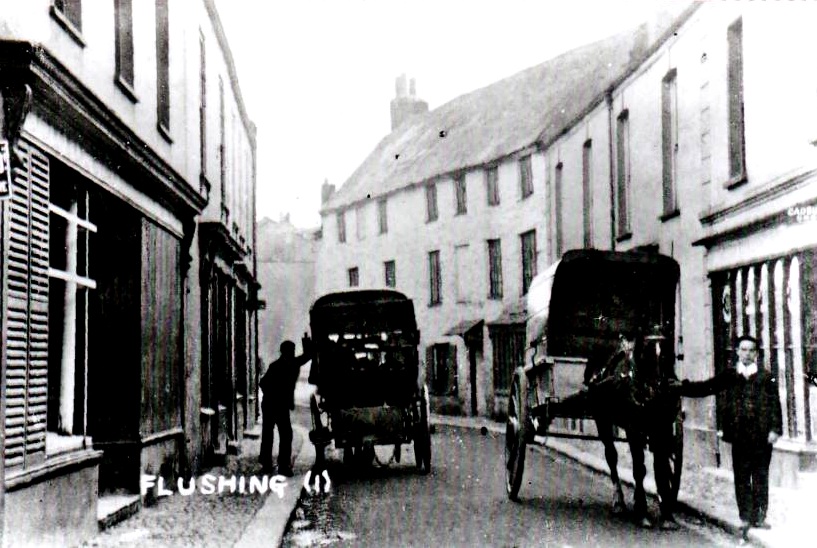 Main Street of Flushing during the Packets era